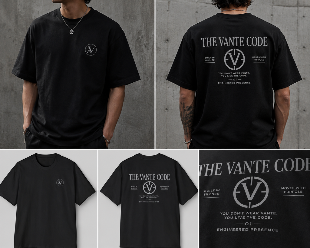 THE VANTE CODE Oversized Tee