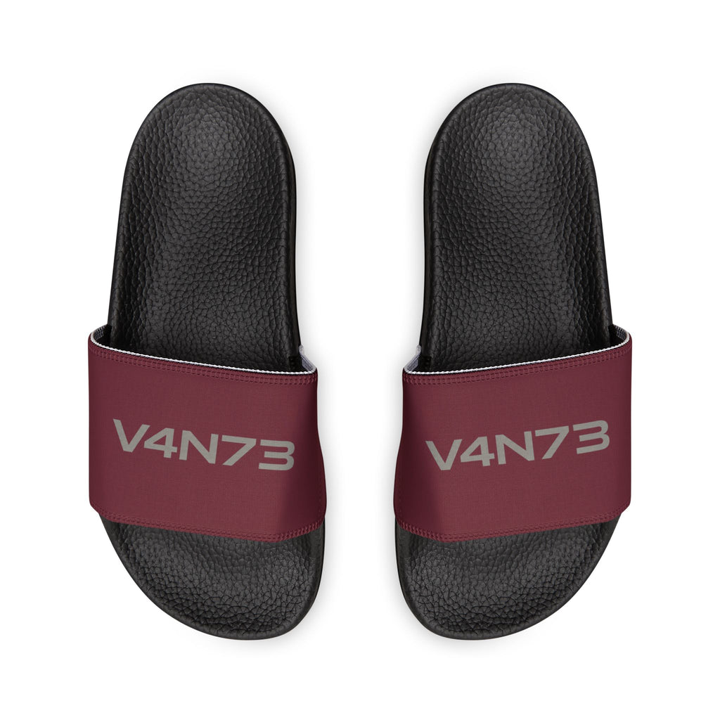 V4N73 CODE Slides| Burgundy +Sand