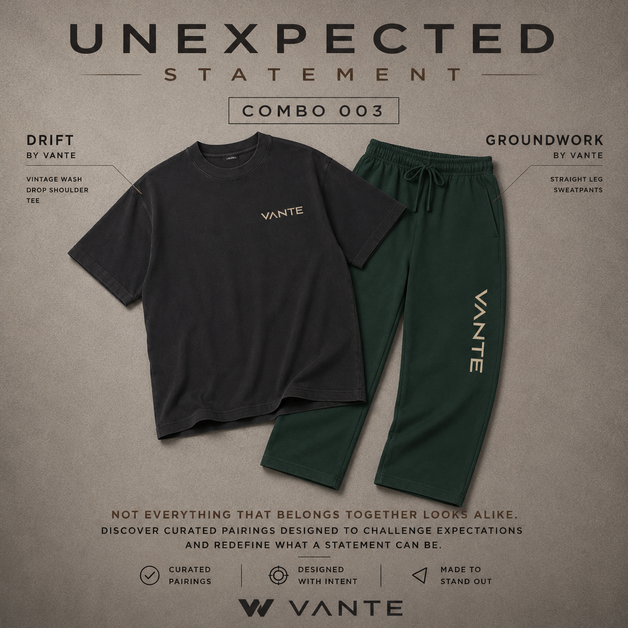 UNEXPECTED STATEMENT | DRIFT + GROUNDWORK | COMBO 003